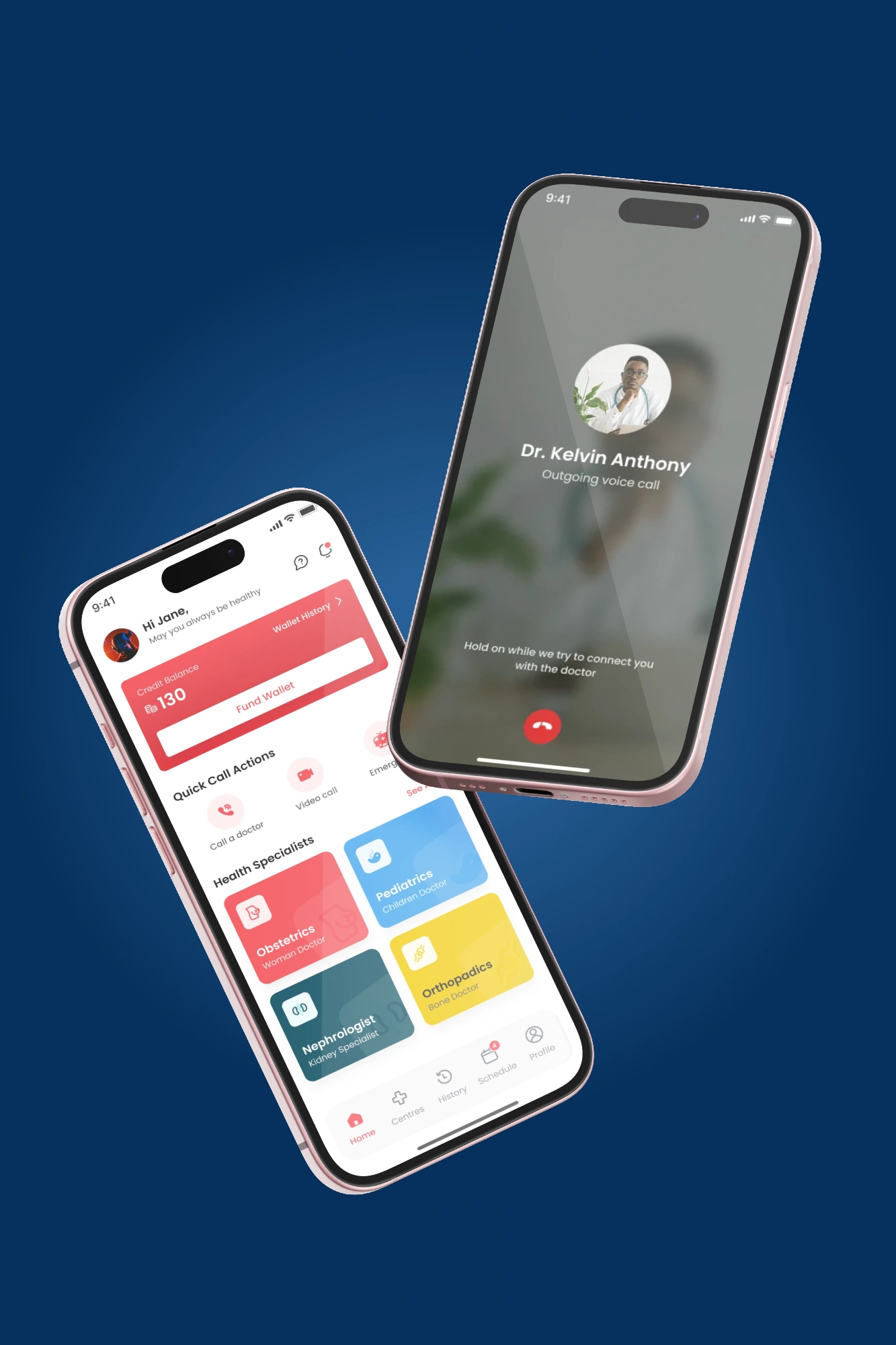MedEase App Mockup